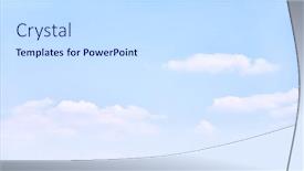  Presentation with panoramic - Beautiful PPT layouts featuring sky-and-clouds-background-panoramic backdrop and a light gray colored foreground