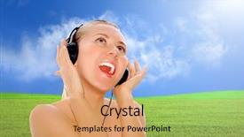  Presentation with sex women anemal - Beautiful presentation theme featuring sky and green grass background backdrop and a  colored foreground