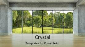  Presentation with apartment - Slide deck featuring sky apartment - lofty house with wooden floor background and a mint green colored foreground