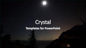  Presentation with night - PPT layouts enhanced with sky astro - night landscape cala del ca background and a black colored foreground