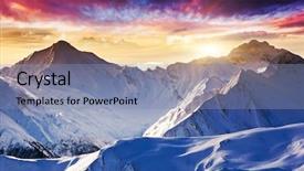  Presentation with solar tree evening landscape - Beautiful PPT layouts featuring sky austria europe beauty world backdrop and a light blue colored foreground