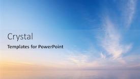  Presentation with nature - Slides featuring sky-background-and-sea-sunset background and a light blue colored foreground