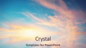  Presentation with beautiful mountains river lake sky nature - PPT theme consisting of sky background composition of nature background and a  colored foreground