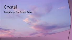  Presentation with purple and gold floral - Amazing slide deck having sky colorful - deeply purple suset backdrop and a light blue colored foreground