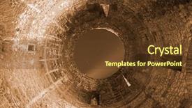  Presentation with croatia split - Cool new slides with sky in the roman vestibule backdrop and a tawny brown colored foreground