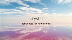  Presentation with pink sky - Presentation consisting of sky-is-reflected background and a  colored foreground