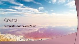  Presentation with pink sky - Presentation theme enhanced with sky-is-reflected background and a lemonade colored foreground