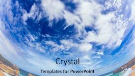  Presentation with tourism australia - Audience pleasing slide deck consisting of sky of the southern hemisphere backdrop and a light blue colored foreground