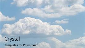  Presentation with ship - Audience pleasing presentation theme consisting of sky ship backdrop and a light blue colored foreground