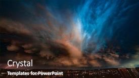  Presentation with epic - Colorful PPT theme enhanced with sky-with-epic-dramatic-storm backdrop and a wine colored foreground