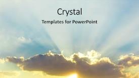  Presentation with diversity bright colors - Beautiful presentation theme featuring skyline dawn - bright colorful sunrise with beautiful backdrop and a  colored foreground