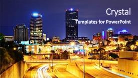  Presentation with tennessee - Beautiful presentation theme featuring skyline of downtown knoxville tennessee usa backdrop and a ocean colored foreground