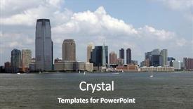  Presentation with pittsburgh pennsylvania usa city skyline - Slide set featuring skyline of jersey city new background and a dark gray colored foreground