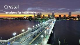  Presentation with florida - Slide deck consisting of skyline of st petersburg florida background and a gray colored foreground