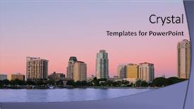  Presentation with florida - Colorful slides enhanced with skyline of st petersburg florida backdrop and a light blue colored foreground
