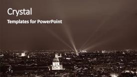  Presentation with paris france - PPT layouts enhanced with skyline rooftop view with napoleon background and a  colored foreground