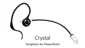  Presentation with wireless sensor communication - Cool new presentation theme with skype - wireless headphone with microphone backdrop and a white colored foreground