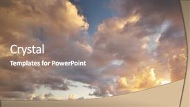  Presentation with beautiful mountains river lake sky nature - Beautiful slides featuring skyscaper - beautiful sky sunset clouds nature backdrop and a gray colored foreground