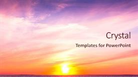  Presentation with skies - Audience pleasing theme consisting of skyscaper - burning skies idyllic wallpaper backdrop and a lemonade colored foreground