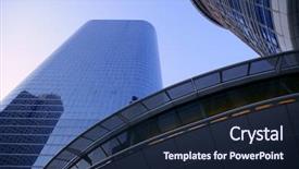  Presentation with houston - PPT theme consisting of skyscraper buildings city of houston background and a navy blue colored foreground