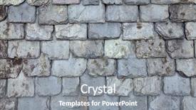  Presentation with slate - Cool new presentation design with slab construction - aged weathered grey slate tile backdrop and a gray colored foreground