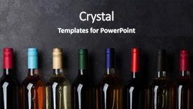  Presentation with white rose - Cool new presentation design with slate - red rose and white wine backdrop and a dark gray colored foreground