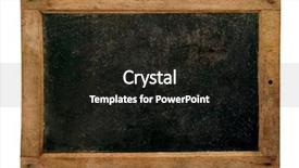  Presentation with school board - Amazing presentation theme having slate board - old small school blackboard backdrop and a black colored foreground