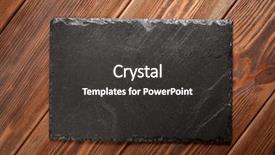  Presentation with wood board - Colorful slide deck enhanced with slate board on old wood backdrop and a dark gray colored foreground