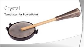  Presentation with slate - Presentation theme enhanced with slate-call-a-device background and a white colored foreground