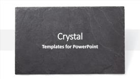  Presentation with slate - Colorful PPT theme enhanced with slate stone tray isolated backdrop and a dark gray colored foreground