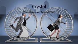  Presentation with audit business compliance concept - Amazing theme having slaves - business concept with pair running backdrop and a seafoam green colored foreground