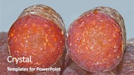  Presentation with cross - PPT theme with slavonia - cross section of croatian smoked background and a red colored foreground