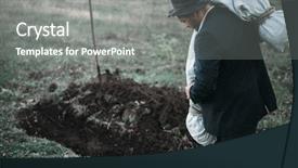  Presentation with human body veins - Colorful presentation theme enhanced with slayer - maniac throws victim's body backdrop and a gray colored foreground