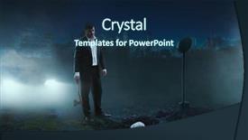  Presentation with crime - Colorful presentation design enhanced with slayer - maniac with an axe backdrop and a navy blue colored foreground