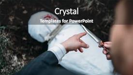  Presentation with canvas - Cool new slides with slayer against grave victim wrapped backdrop and a black colored foreground