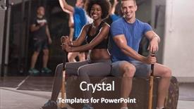  Presentation with tire - Colorful presentation theme enhanced with sledge hammer - portrait of a young multiethnic backdrop and a  colored foreground