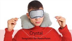  Presentation with sleep learning - Theme with sleep and inserts into plug background and a  colored foreground