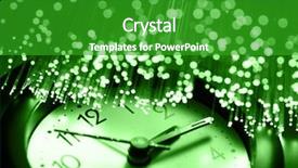  Presentation with fiber optics - Slides with sleep cycle - fiber optics background with lots background and a shamrock green colored foreground