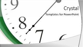  Presentation with sleep time - Presentation featuring sleep cycle - time clock background and a white colored foreground