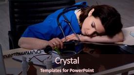  Presentation with physiotherapy aged care - Amazing slide set having sleep lab - aged female doctor working backdrop and a wine colored foreground