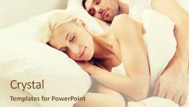  Presentation with broken relationship fixing a concept - Colorful presentation design enhanced with sleep well - people rest relationships and happiness backdrop and a lemonade colored foreground