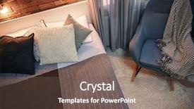  Presentation with room - Colorful slide deck enhanced with sleeping arangements - cozy room interior with comfortable backdrop and a  colored foreground