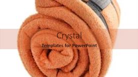  Presentation with sleeping - Colorful presentation enhanced with sleeping-bag-isolated-on-white backdrop and a red colored foreground