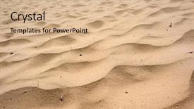  Presentation with beach ball sand dunes - Presentation theme enhanced with sleeping bear dunes national lakeshore background and a  colored foreground