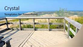  Presentation with national integration - Amazing slide set having sleeping bear dunes national lakeshore backdrop and a light blue colored foreground