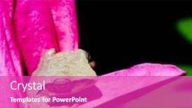  Presentation with sleeping beauty - Audience pleasing slide deck consisting of sleeping beauty minute eyes backdrop and a purple colored foreground