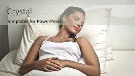  Presentation with sleeping beauty - Slide set enhanced with sleeping beauty background and a light gray colored foreground