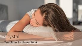  Presentation with hair care - Cool new theme with sleeping-on-foam-pillow-bed backdrop and a coral colored foreground