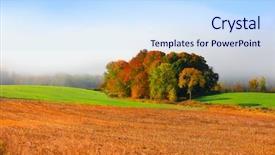  Presentation with dairy farm in india - Theme featuring sleepy hollow - vermont farm landscape in morning background and a  colored foreground