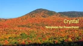  Presentation with fall mountains - Cool new PPT layouts with sleepy hollow - vermont mountains spectacular fall foliage backdrop and a  colored foreground